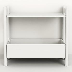 SHELFIE Mini D by Flexa Bac de rangement 74 cm Blanc