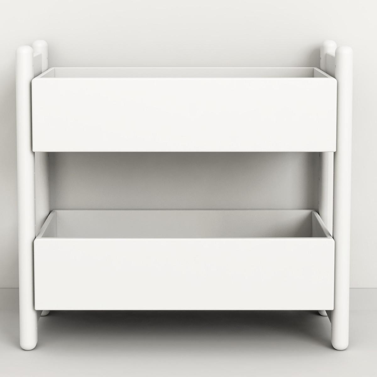 SHELFIE Mini E by Flexa Bac de rangement 74 cm Blanc