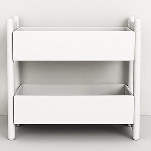SHELFIE Mini E by Flexa Bac de rangement 74 cm Blanc