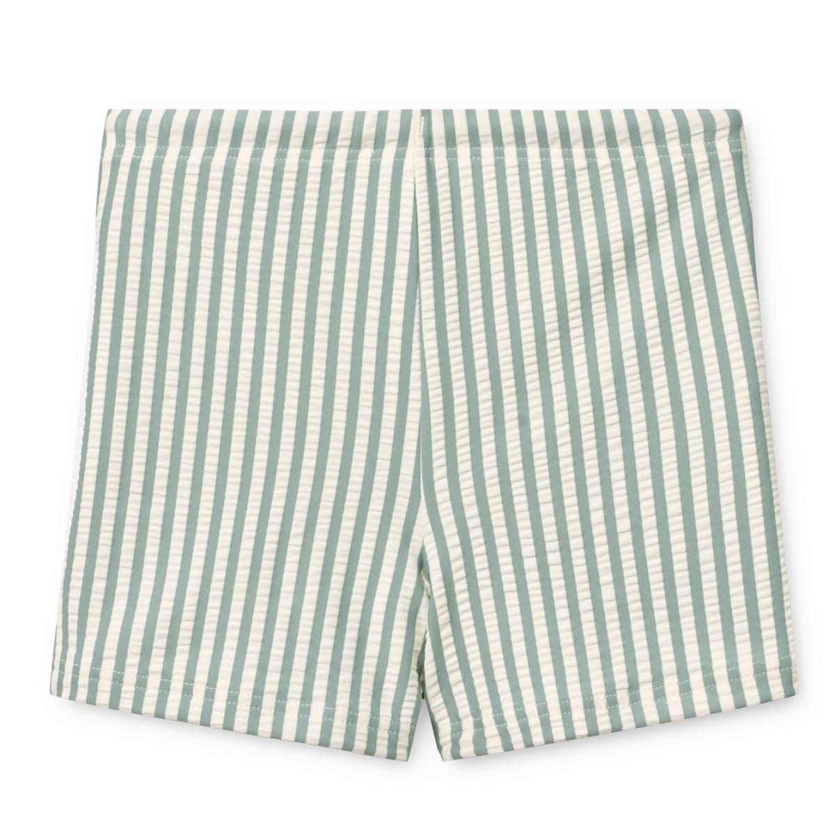 Short de bain Liewood Y/D stripe Peppermint Creme de la creme