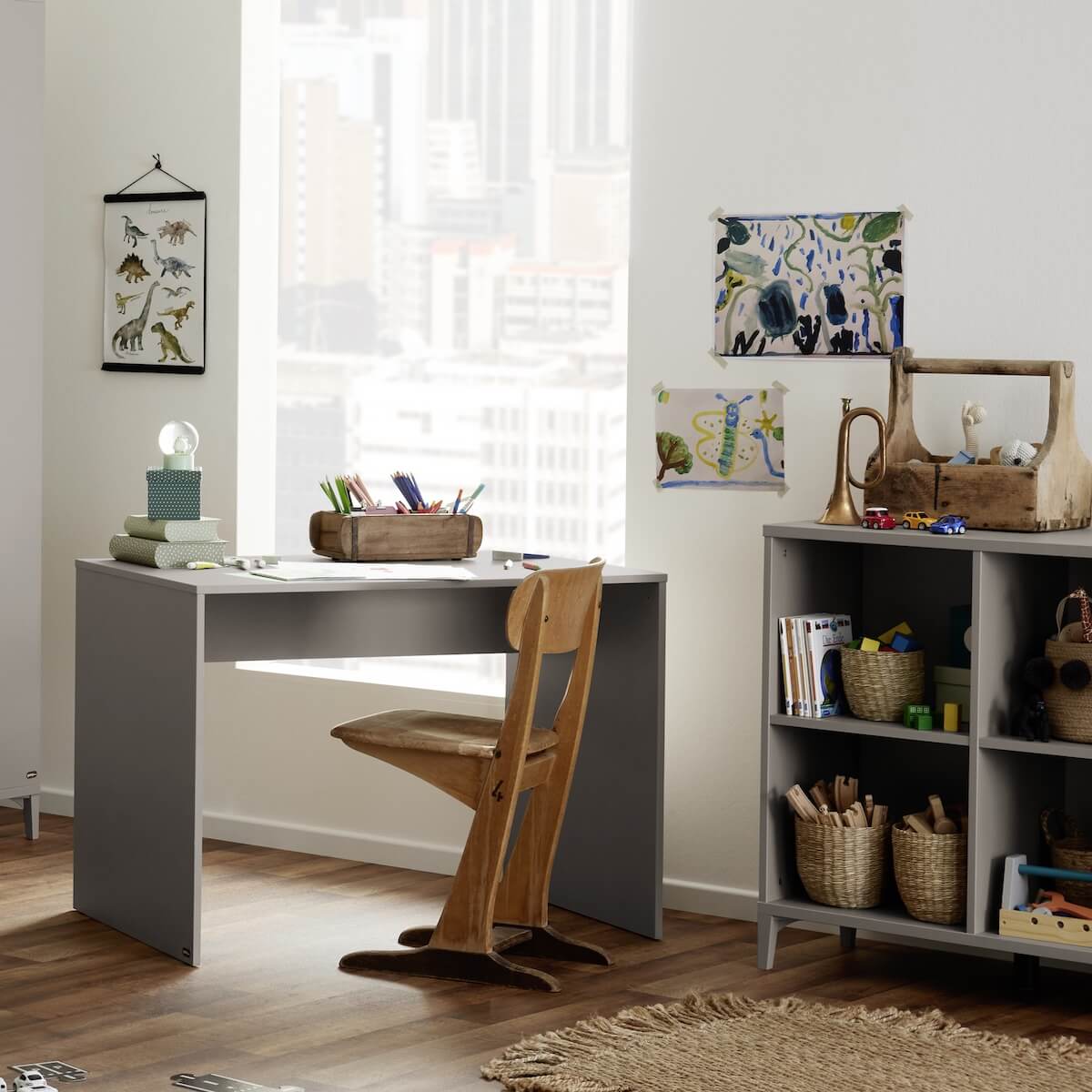 Sideboard 6C 123,4x82,5x38cm BROTHER STU Yuny by Paidi taupe