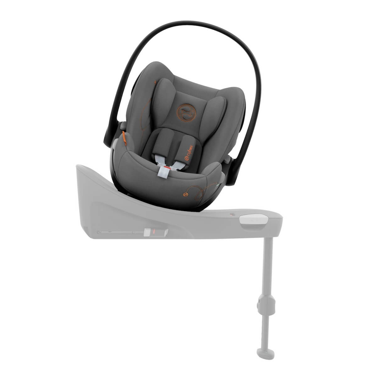 Siège auto bébé portable CLOUD G I-SIZE Cybex Lava Grey