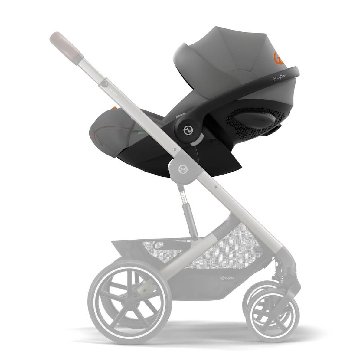 Siège auto bébé portable CLOUD G I-SIZE Cybex Lava Grey