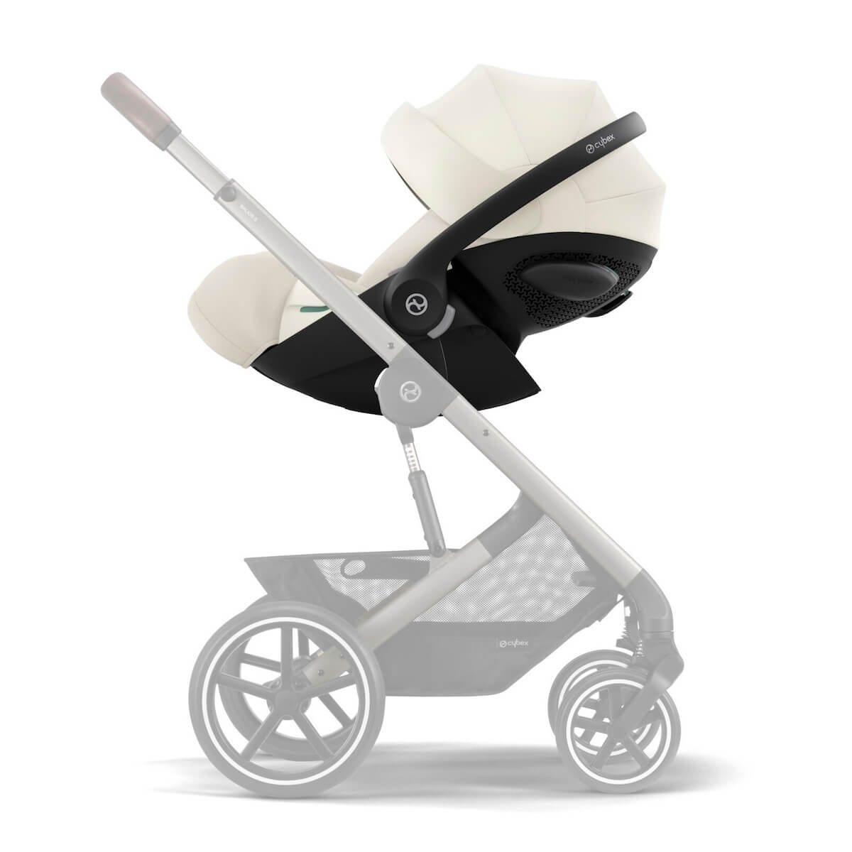 Siège auto bébé portable CLOUD G I-SIZE PLUS Cybex Seashell Beige