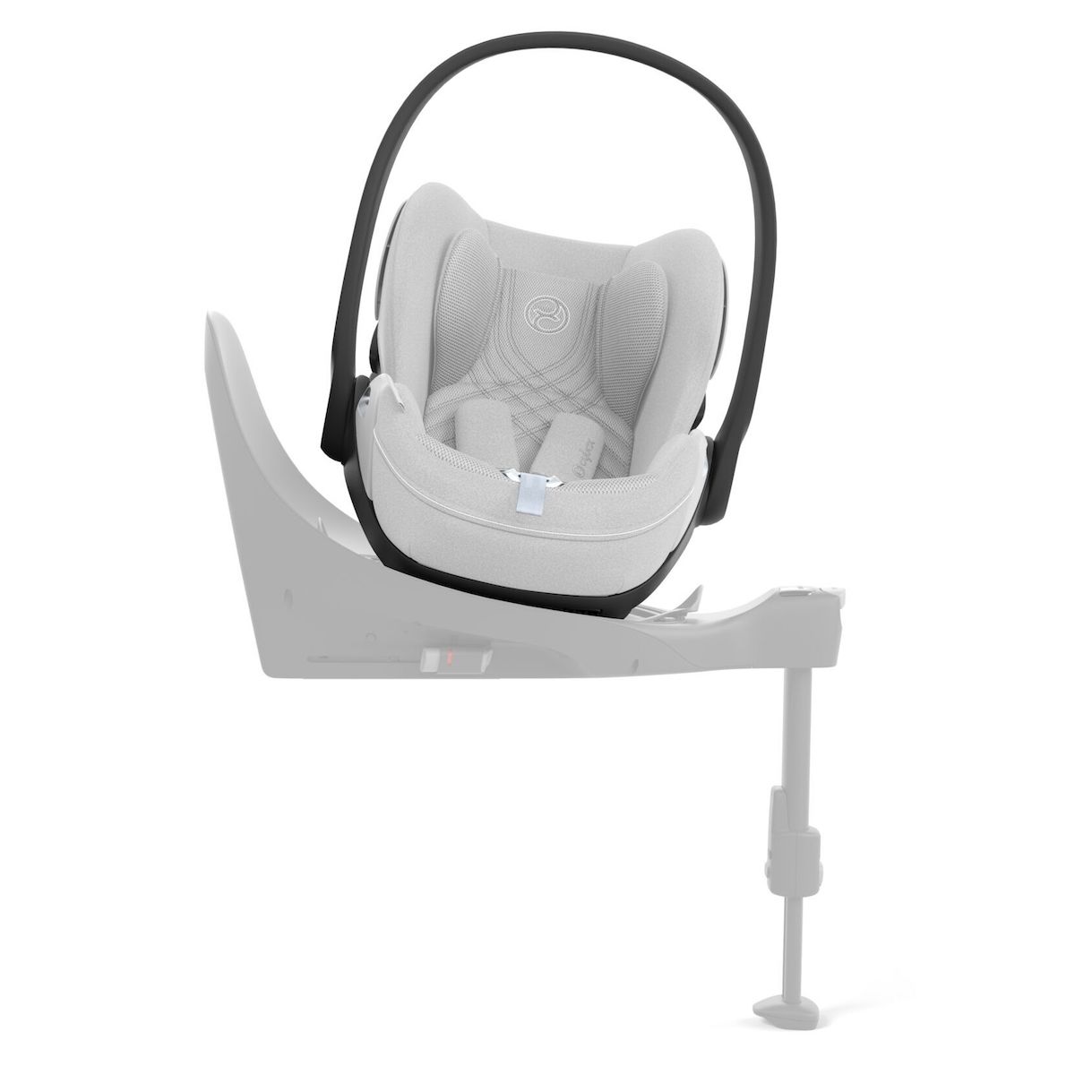 Siège auto bébé portable CLOUD T I-SIZE PLUS Cybex Platinum white