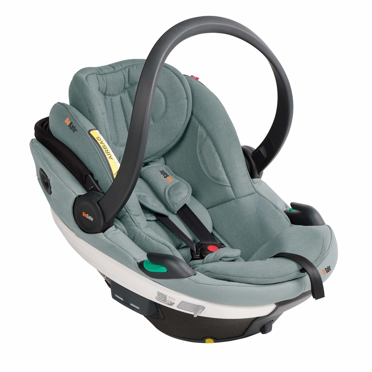 Siège auto bébé portable GO BEYOND Besafe sea green mélange