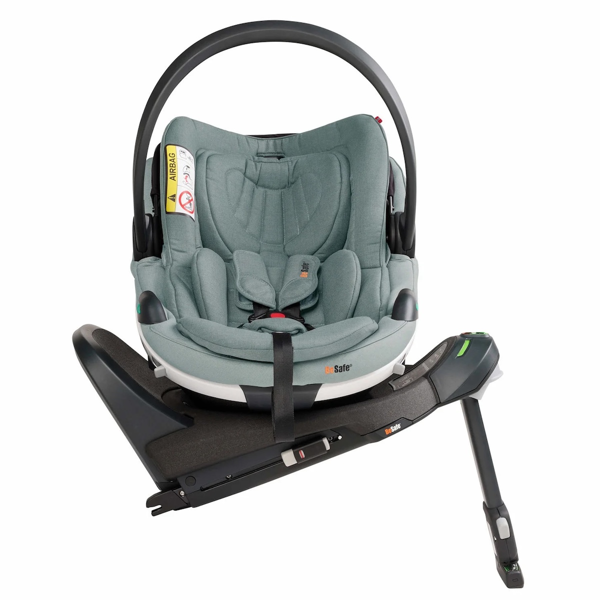 Siège auto bébé portable GO BEYOND Besafe sea green mélange