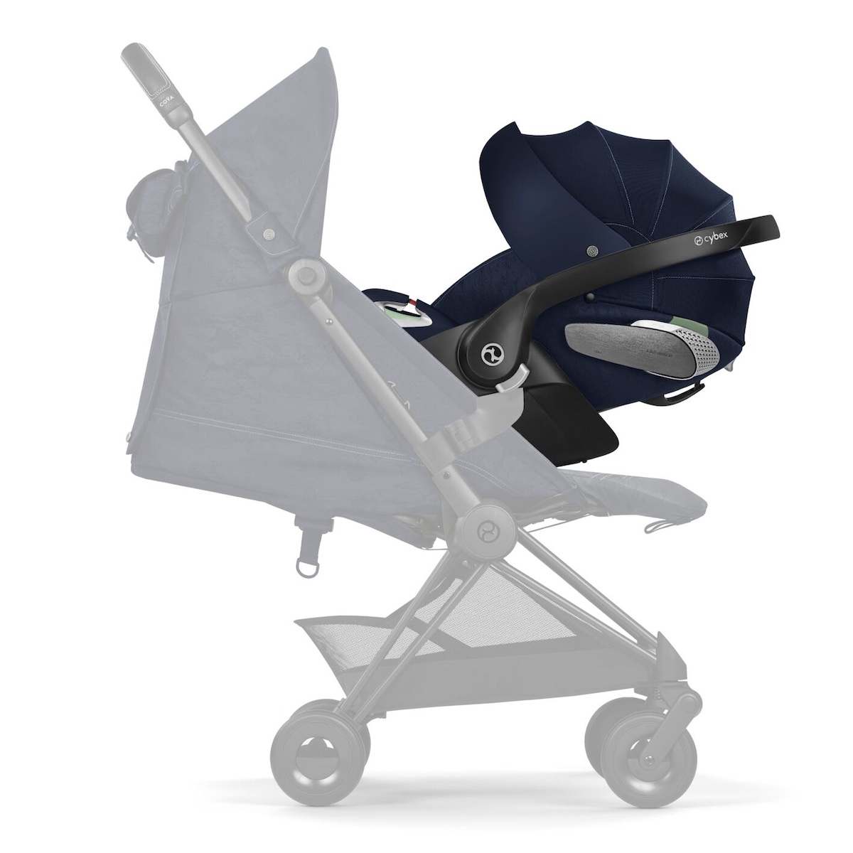 Siège auto bébé portable luxe CLOUD T I-SIZE PLUS Cybex Rebellious Denim Blue