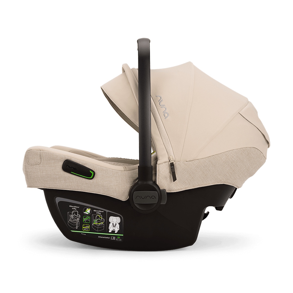 Siège auto bébé portable PIPA NEXT Nuna biscotti compatible