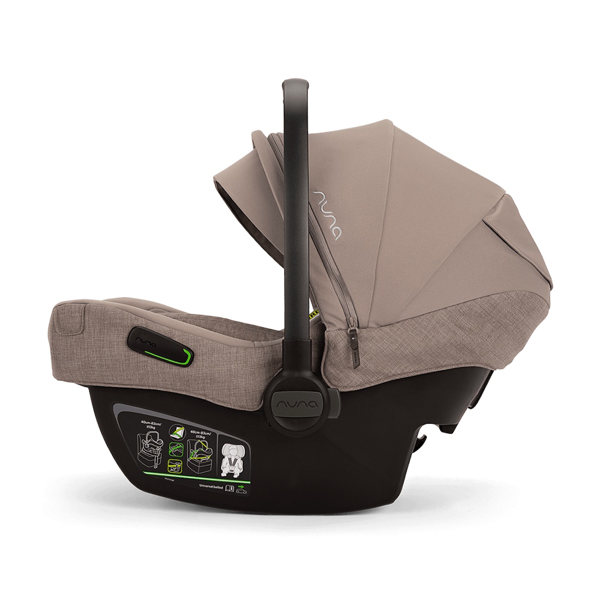 Siège auto bébé portable PIPA NEXT Nuna cedar compatible