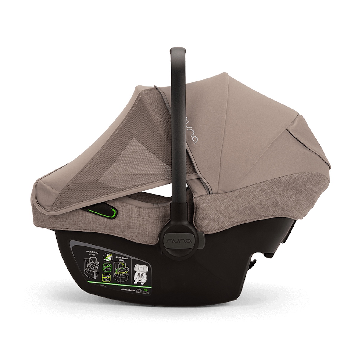 Siège auto bébé portable PIPA NEXT Nuna cedar compatible