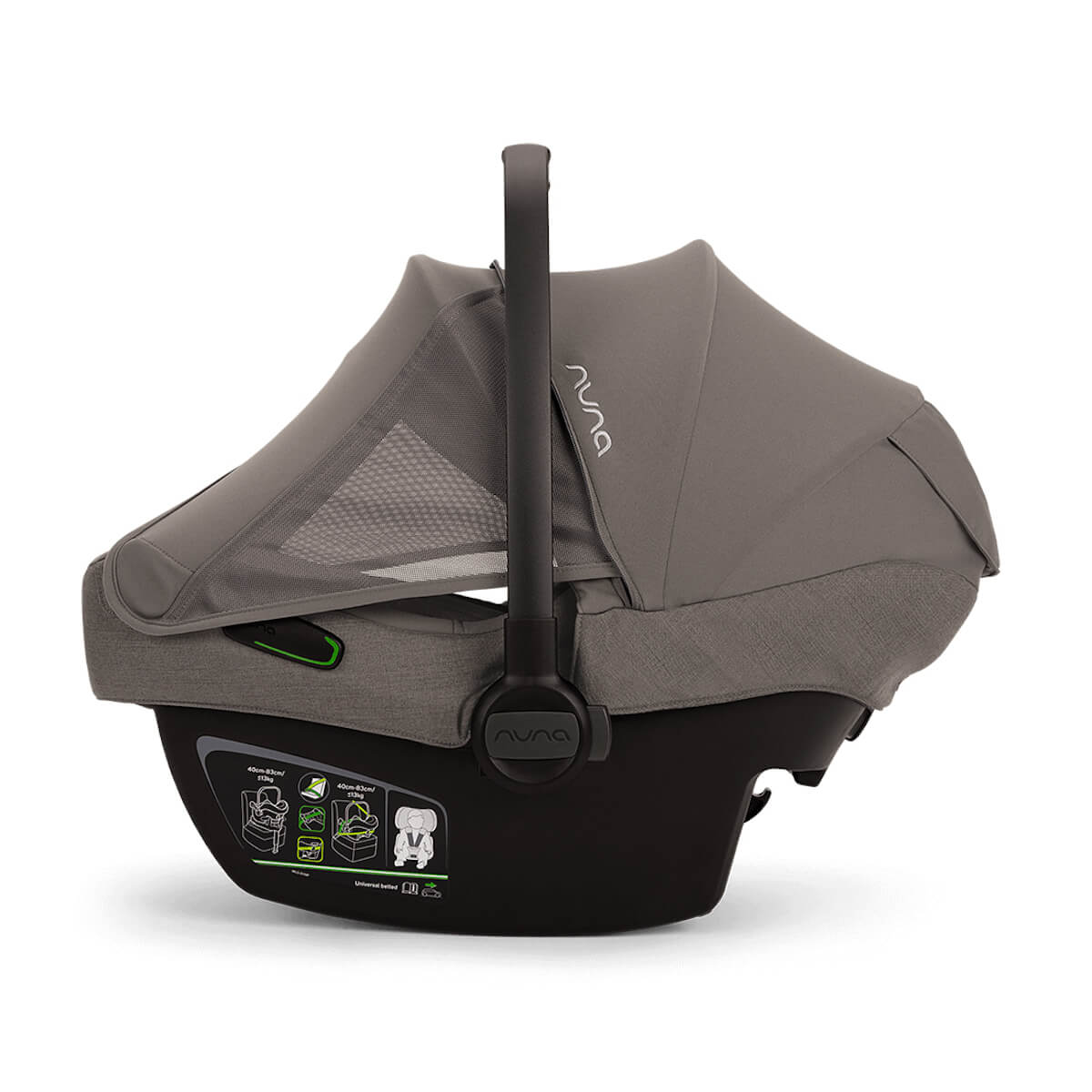 Siège auto bébé portable PIPA NEXT Nuna granite compatible