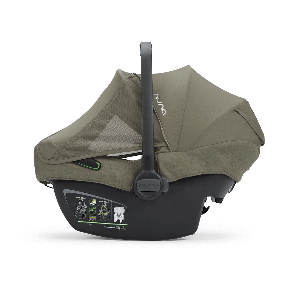 Siège auto bébé portable PIPA NEXT Nuna pine compatible