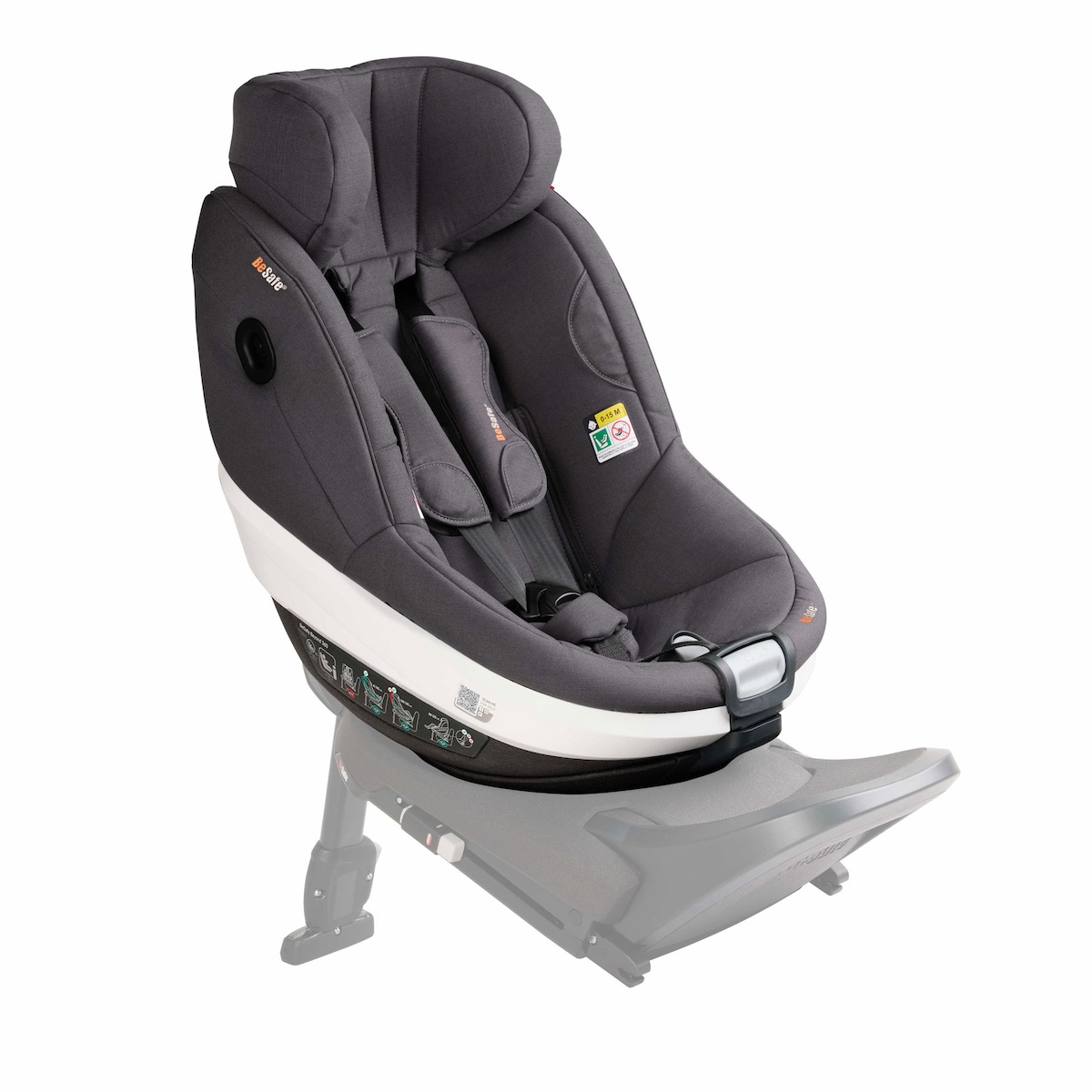 Siège auto de bébé à 5 ans Beyond 360 Besafe dark grey mélange