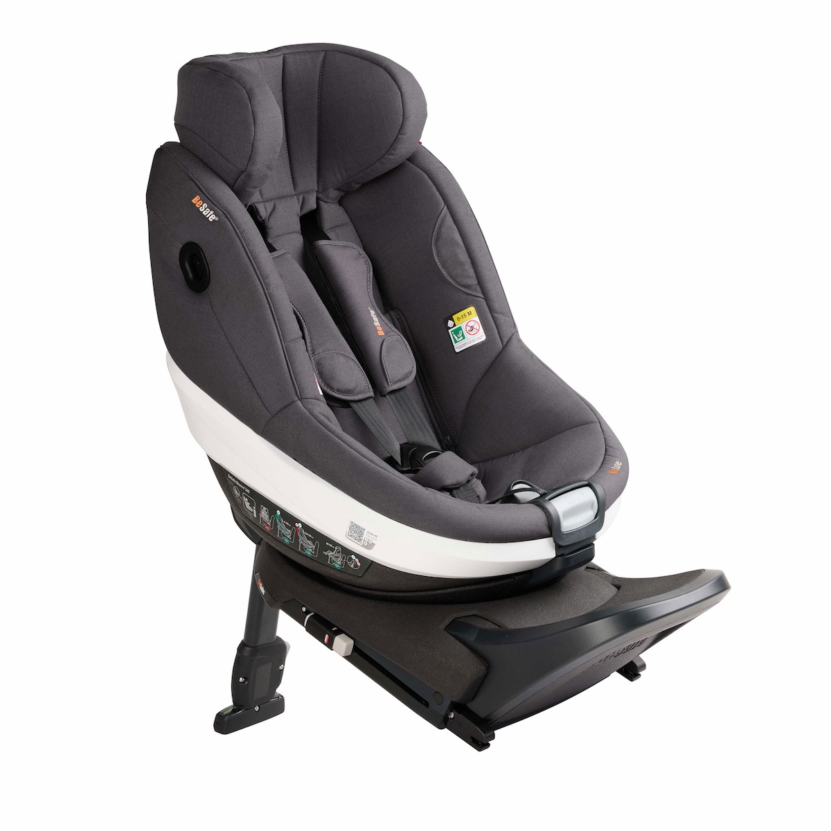 Siège auto de bébé à 5 ans Beyond 360 Besafe dark grey mélange