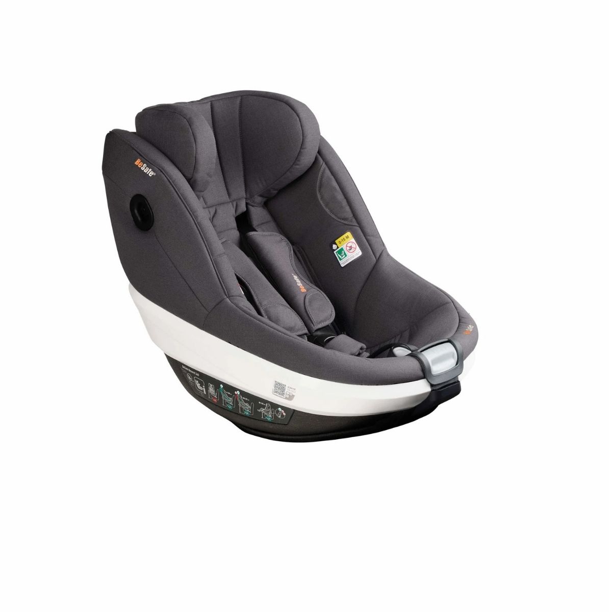 Siège auto de bébé à 5 ans Beyond 360 Besafe dark grey melange