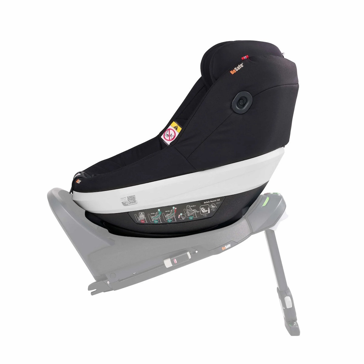 Siège auto de bébé à 5 ans Beyond 360 Besafe fresh black cab