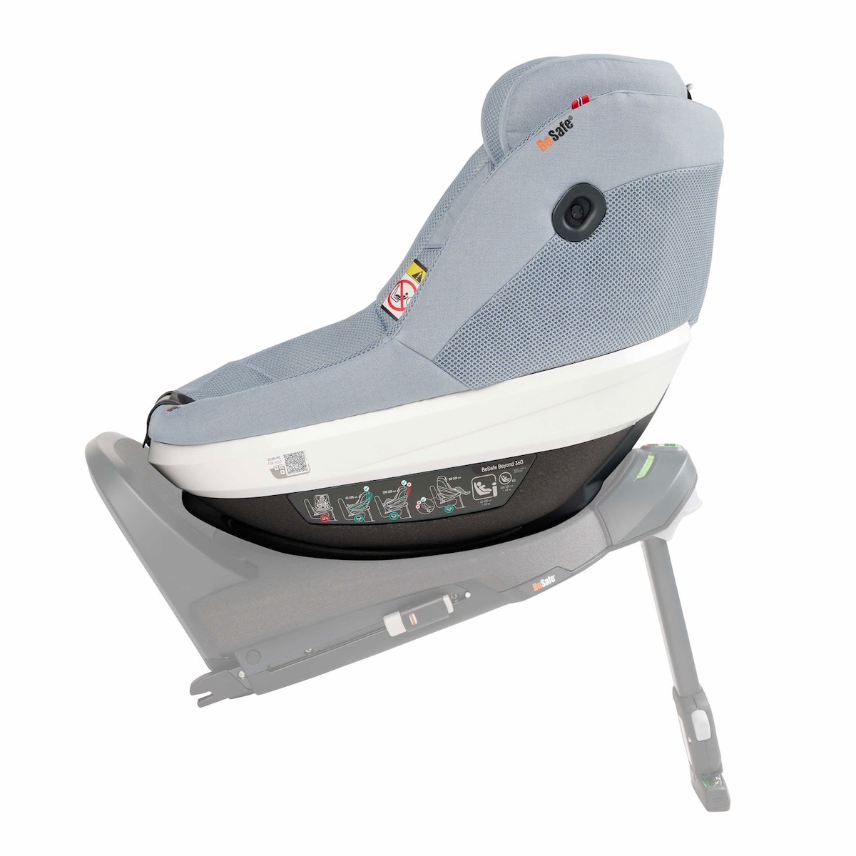Siège auto de bébé à 5 ans Beyond 360 Besafe peak mesh