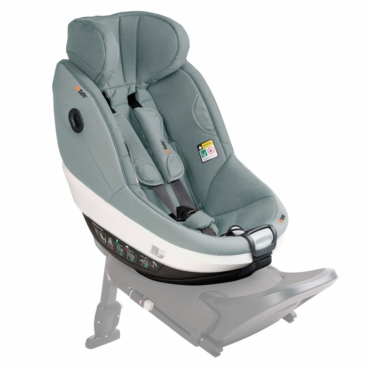 Siège auto de bébé à 5 ans Beyond 360 Besafe sea green mélange