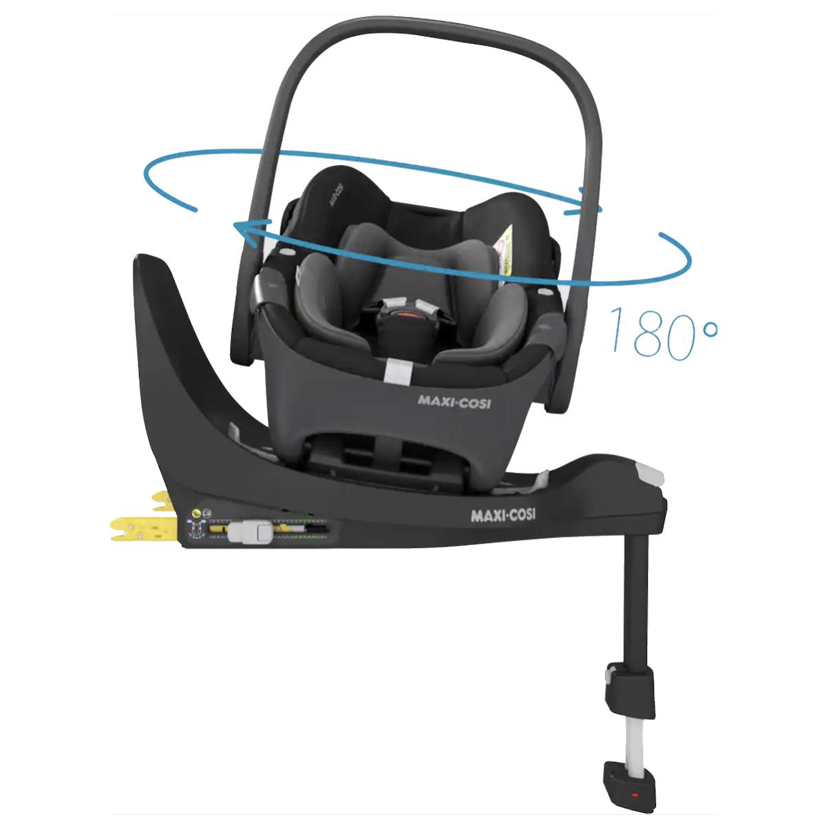 Siège auto gr0+ PEBBLE 360 Maxi-Cosi Essential black