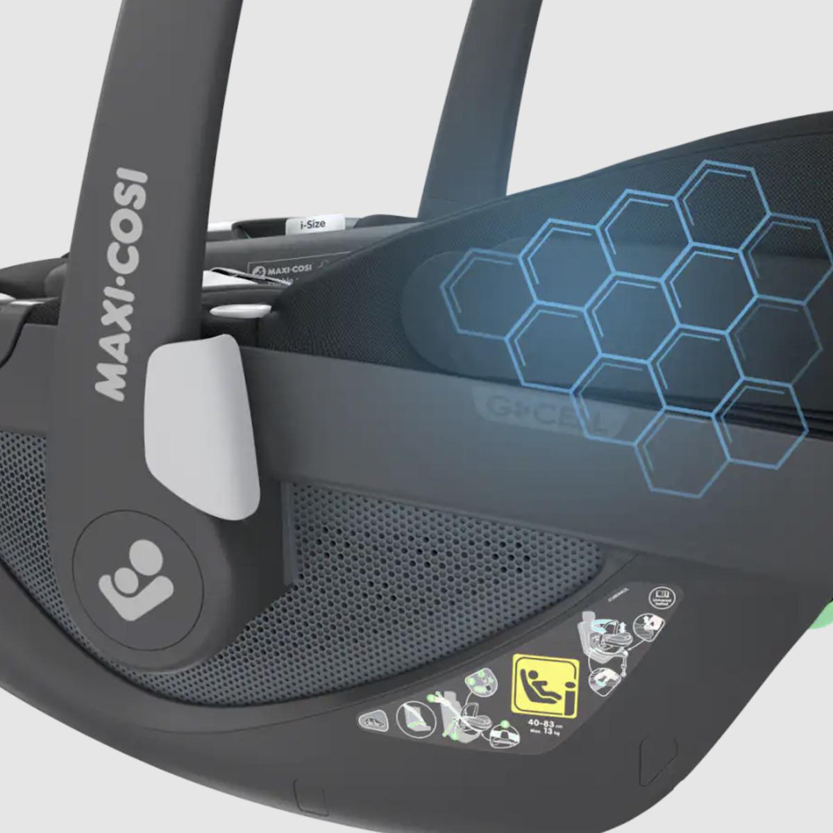 Siège auto gr0+ PEBBLE 360 Maxi-Cosi Essential black