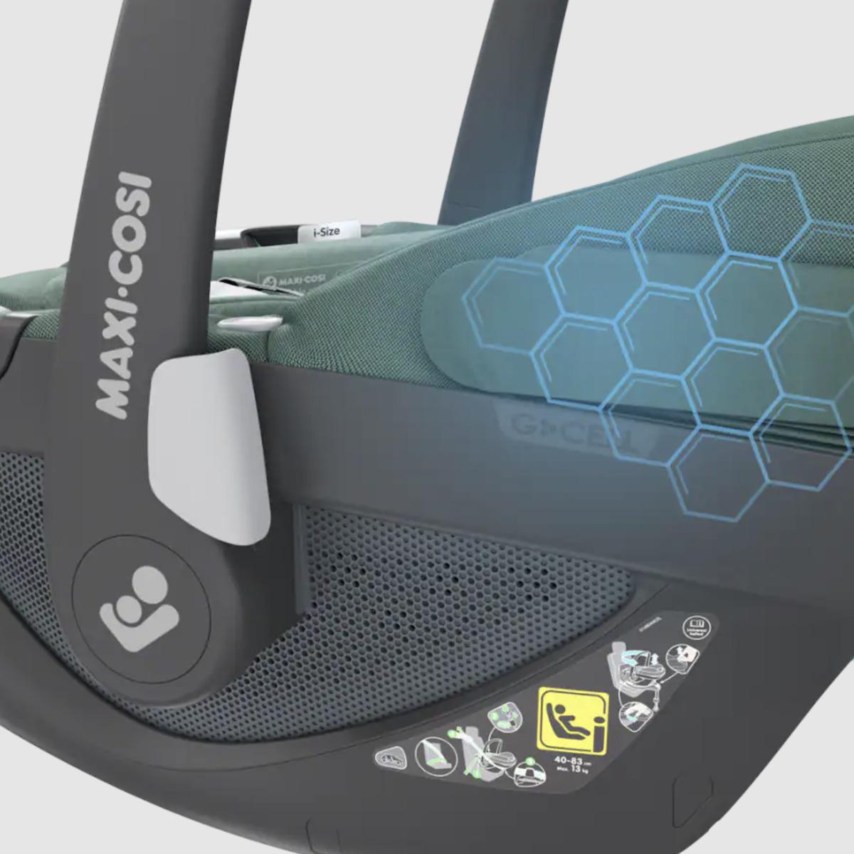 Siège auto gr0+ PEBBLE 360 Maxi-Cosi Essential green