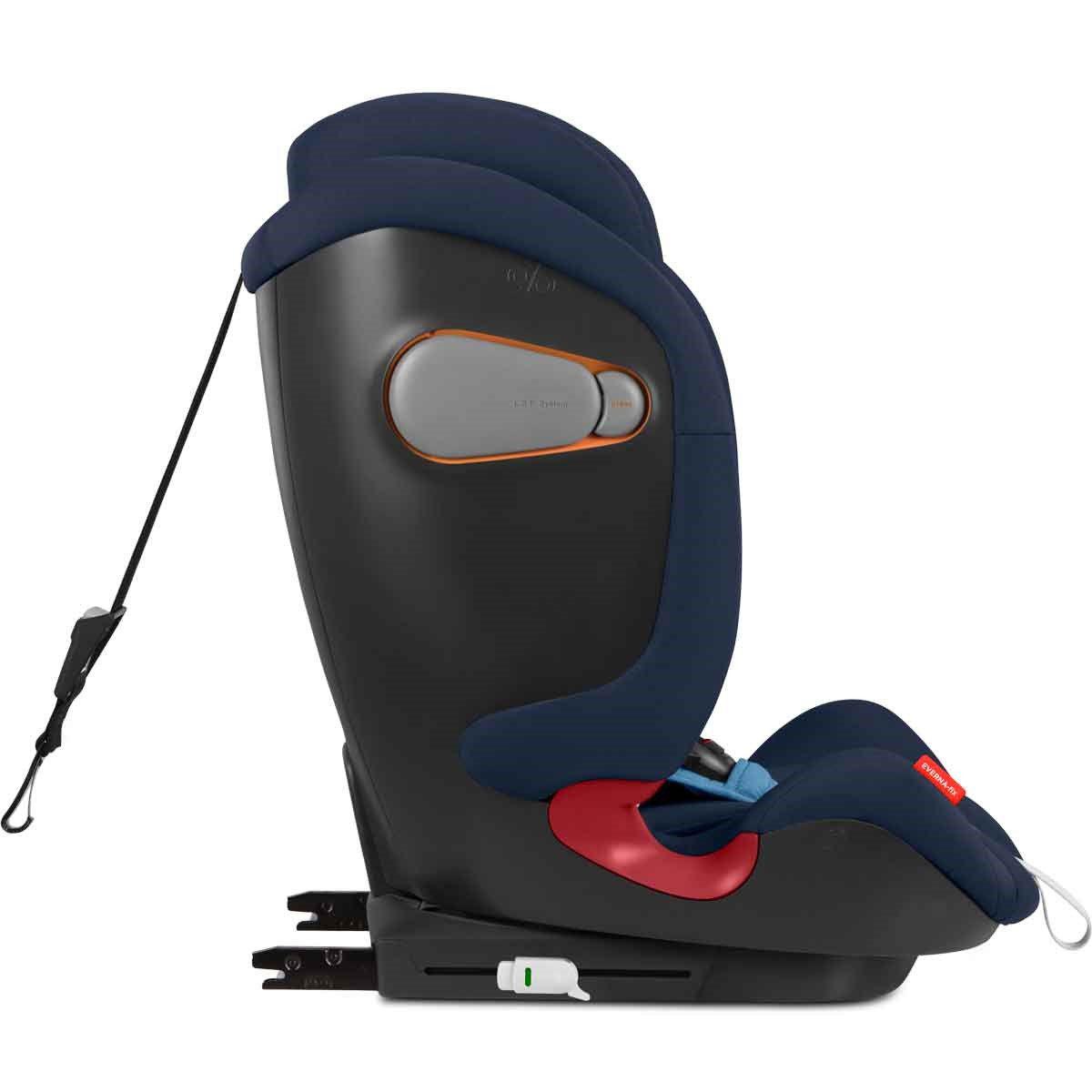 Siège auto gr1/2/3 EVERNA-FIX GB london grey-light grey 