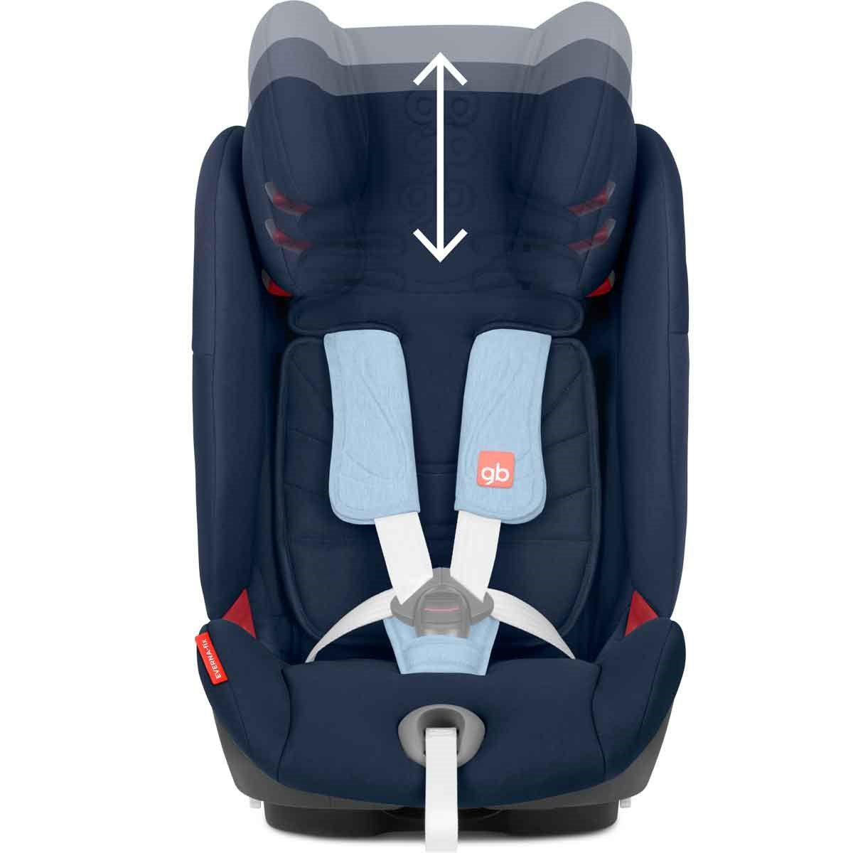 Siège auto gr1/2/3 EVERNA-FIX GB london grey-light grey 