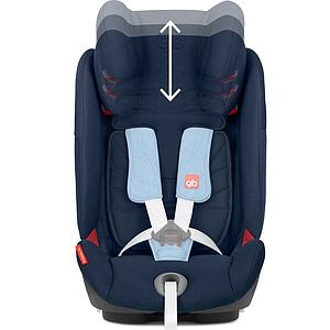 Siège auto gr1/2/3 EVERNA-FIX GB velvet black-black 