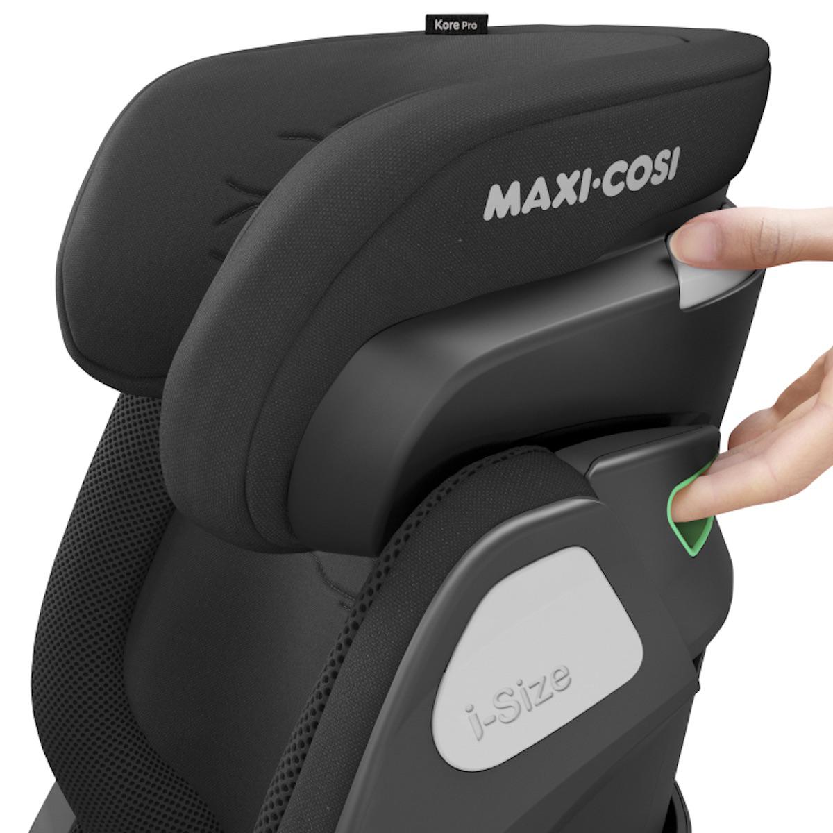 Siège auto gr2/3 KORE PRO I-SIZE Maxi-Cosi Authentic Black