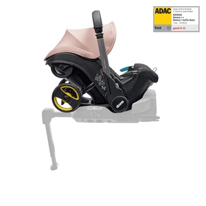 Siège-auto-poussette de bébé à 15 mois Doona blush pink