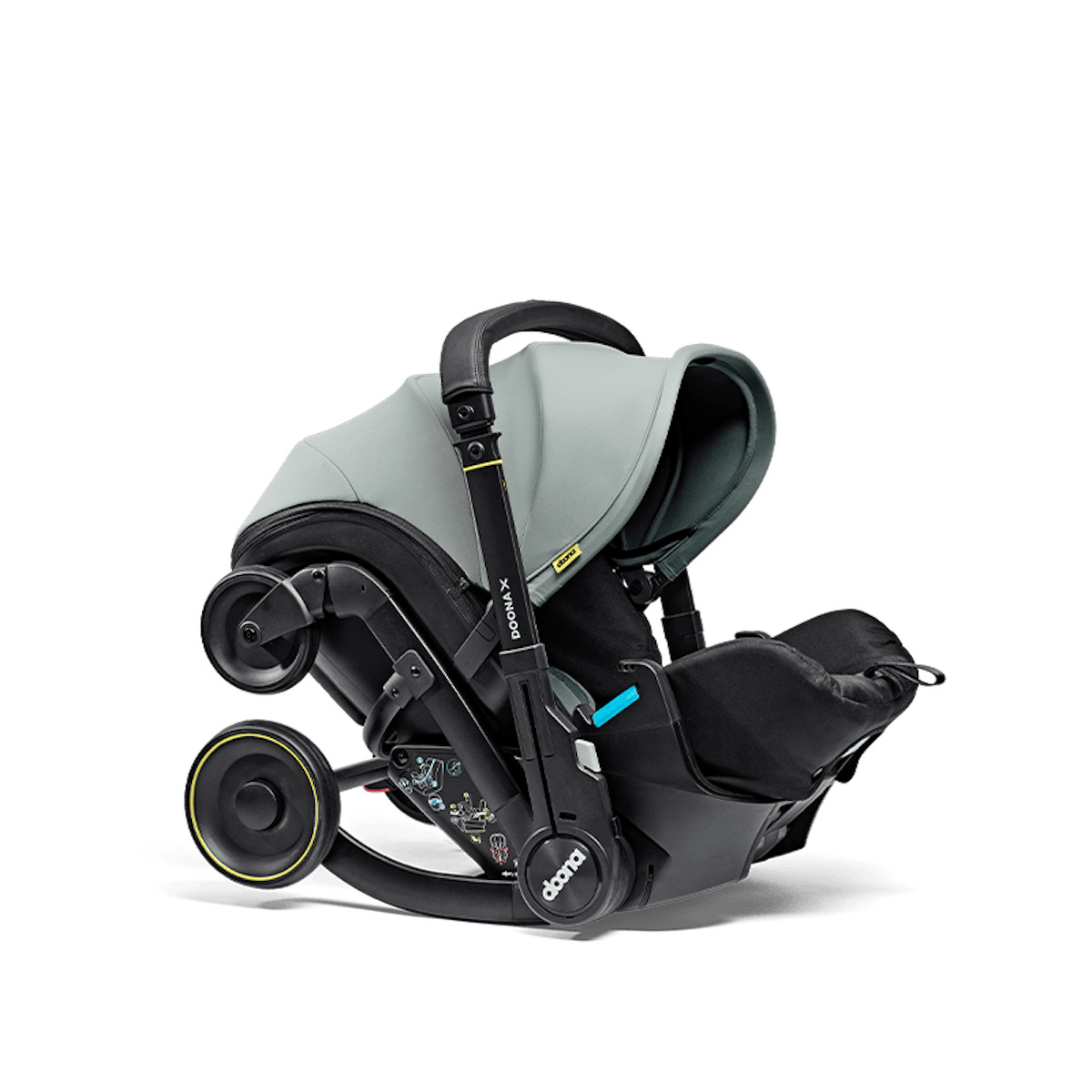 Siège-auto-poussette de bébé à 15 mois Doona X dusty sage