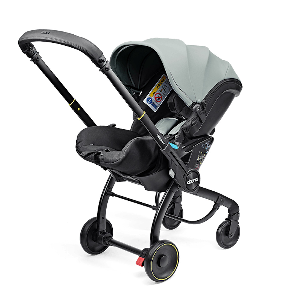 Siège-auto-poussette de bébé à 15 mois Doona X dusty sage