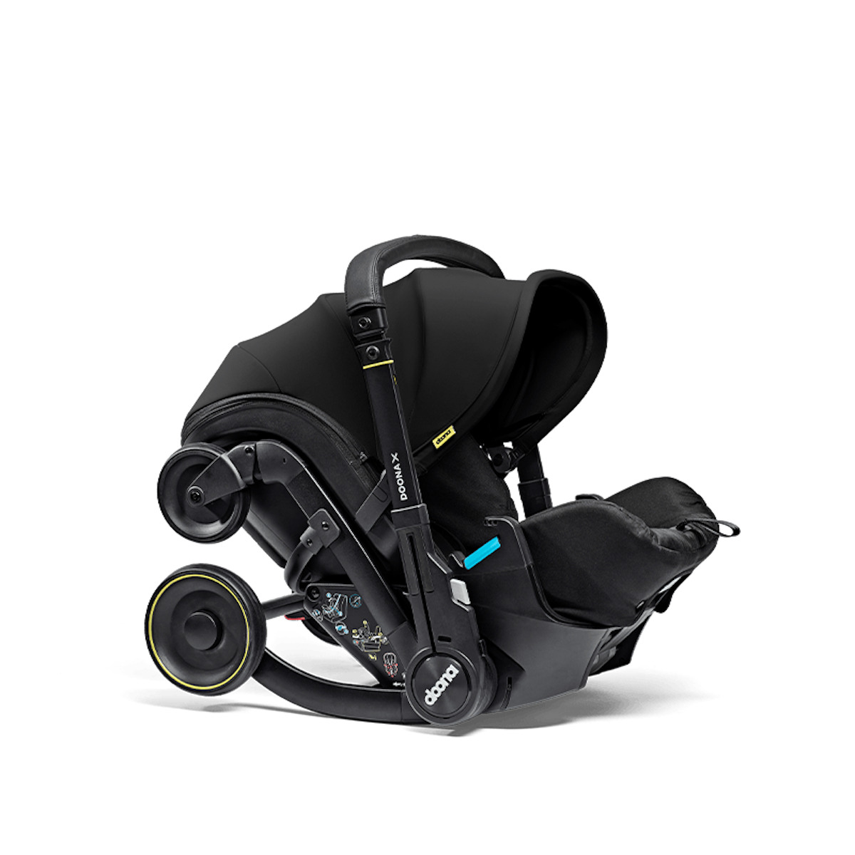 Siège-auto-poussette de bébé à 15 mois Doona X nitro black