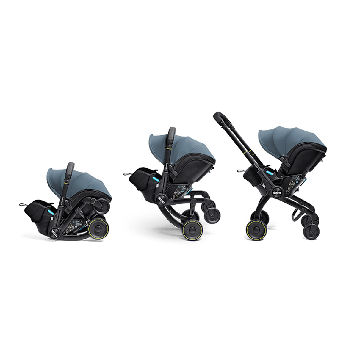 Siège-auto-poussette de bébé à 15 mois Doona X ocean blue