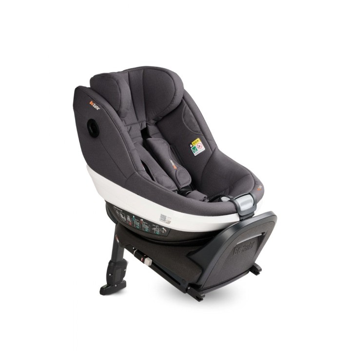 Silla auto Beyond 360º (asiento & base) Besafe dark grey melange