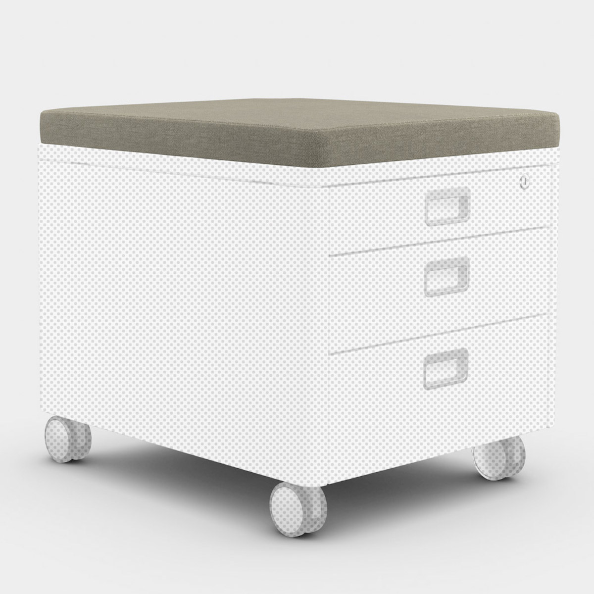 Sitzkissen PAD TREND Moll Khaki für Cubic und Pro