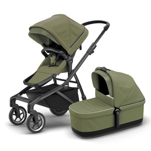 Sleek Soft Green on Black incl. Bassinet Thule 