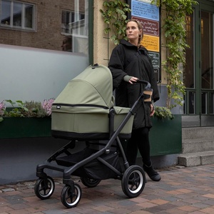 Sleek Soft Green on Black incl. Bassinet Thule 