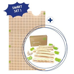 Smart Set 1 Plaque de base & Piste à billes Plug it