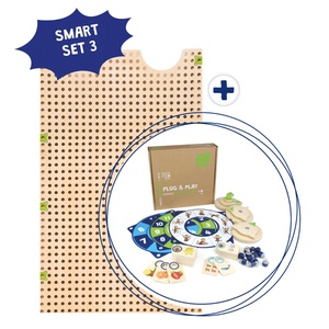 Smart Set 3 Plaque de base & films d'horloge & d'action Plug it