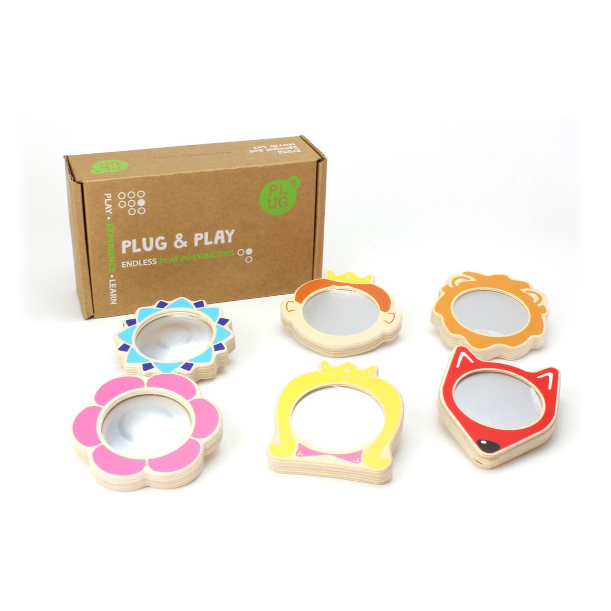 Smart Set 4 Plaque de base & Miroir & Plugs de jeu Plug it