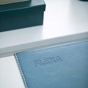 Sous-main bureau enfant EVO-MOBY-WOODY Flexa bleu