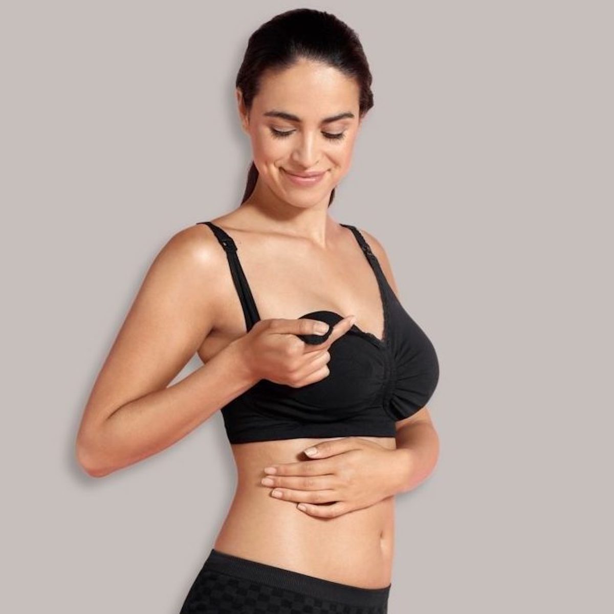 Soutien gorge grossesse-allaitement rembourré CARRI-GEL XL Carriwell Noir