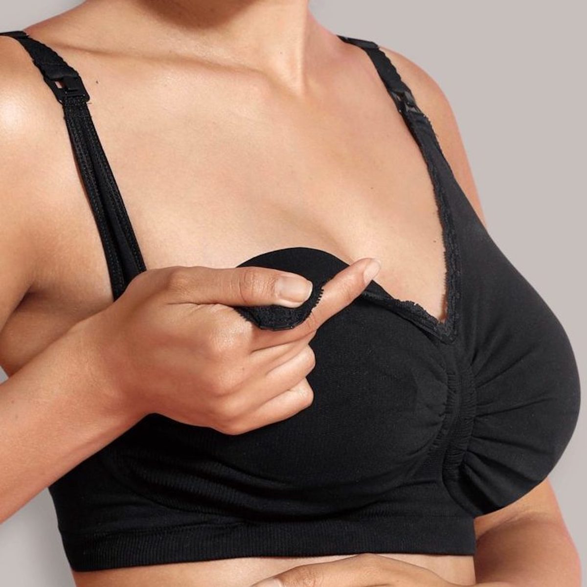 Soutien gorge grossesse-allaitement rembourré CARRI-GEL XL Carriwell Noir