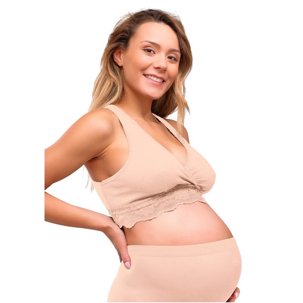 Soutien-gorge grossesse et allaitement Cache-cœur biologique XL Carriwell Chair