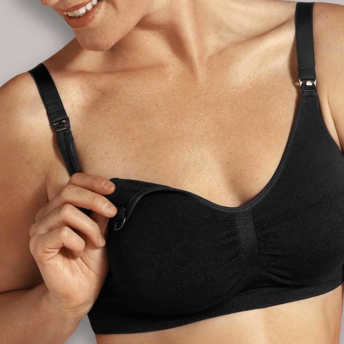 Soutien gorge Grossesse et allaitement doux S Carriwell Noir