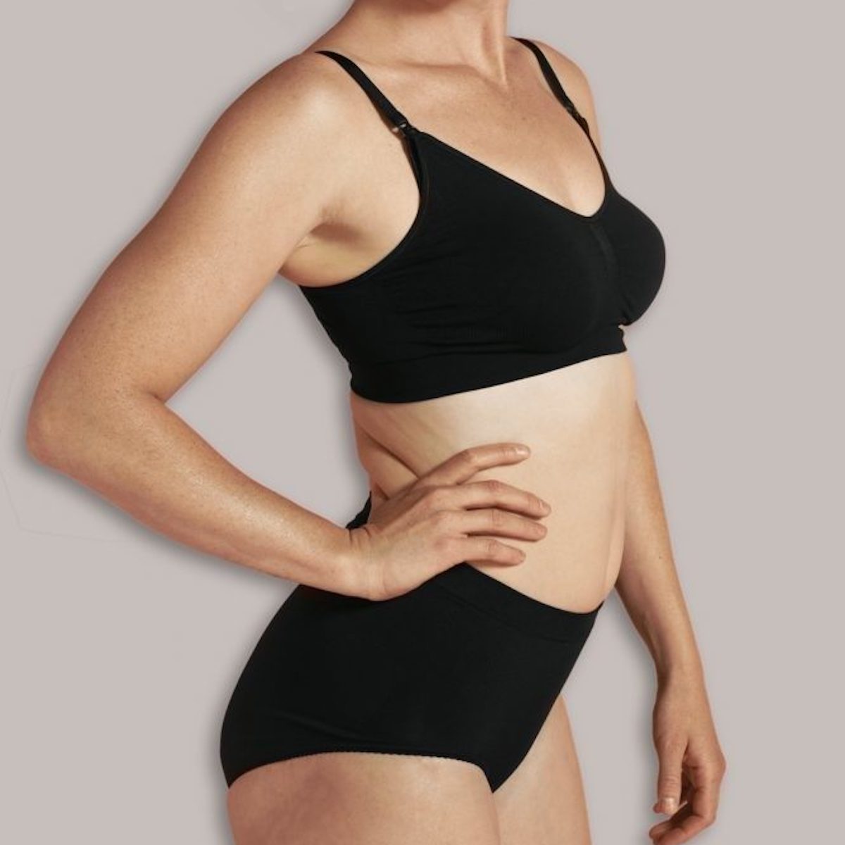 Soutien gorge Grossesse et allaitement doux S Carriwell Noir