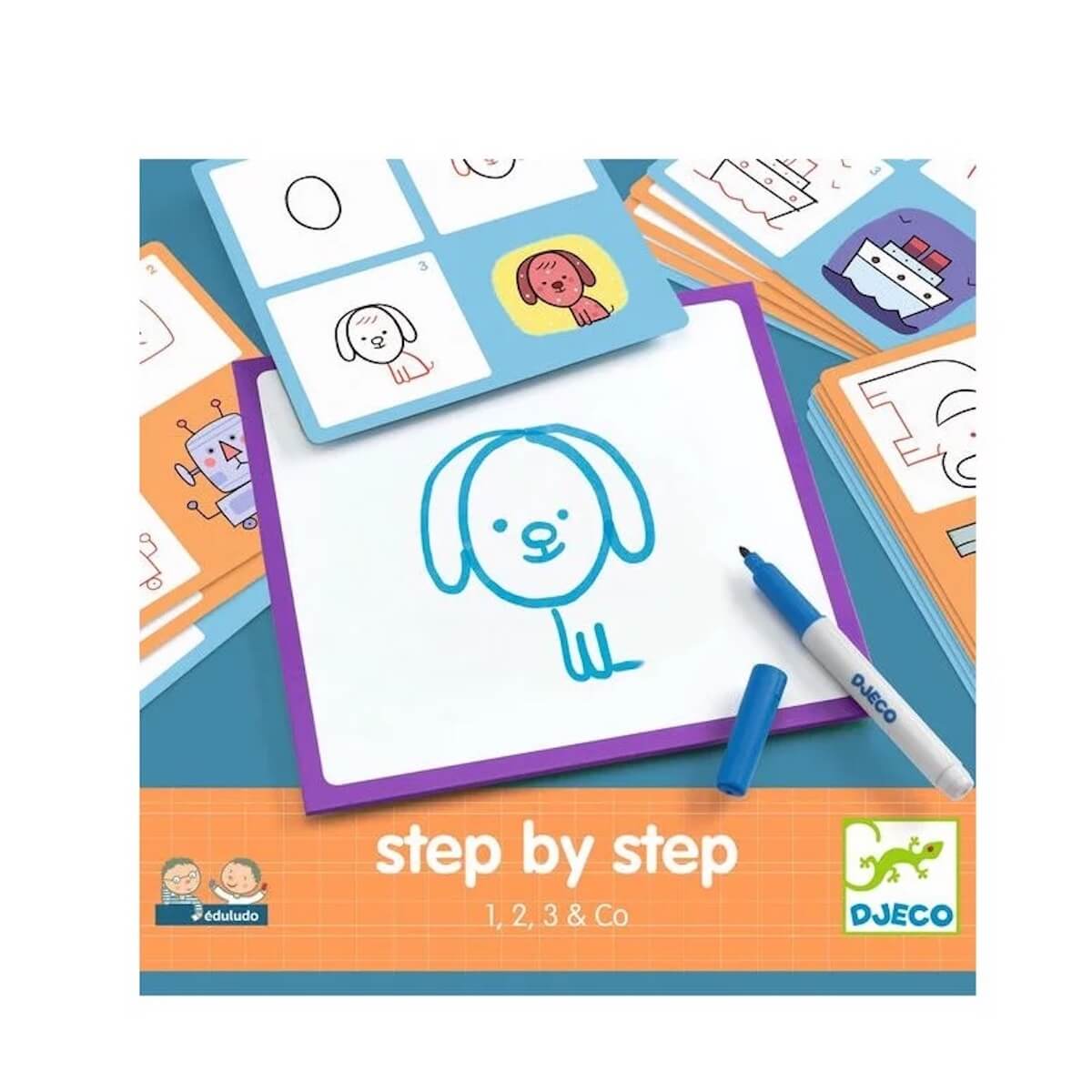 Step by step 1, 2, 3 & Co Djeco