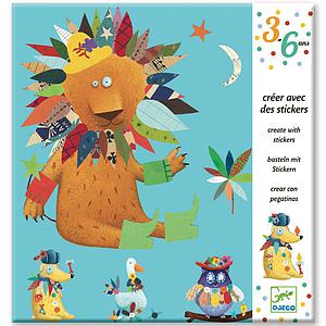 Stickers CRÉER DES ANIMAUX Djeco